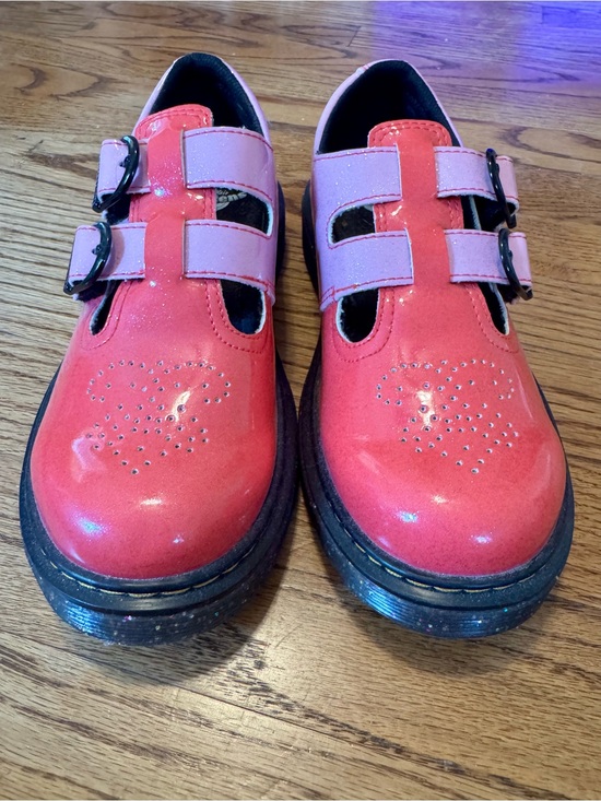 Dr. Martens Other - Kids Dr. Martens hot Pink ombré glitter Double-Strap Dress Shoes